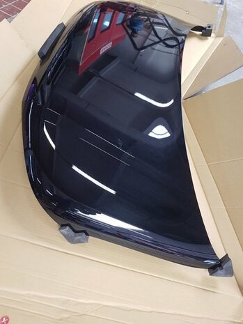 Geschikt voor Transporter T5 GP Motorkap Gespoten Zwart Metallic LC9Z