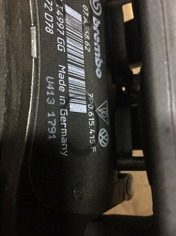 Links Achter Remklauw Brembo Touareg 7P Porsche Cayenne 7P0615423