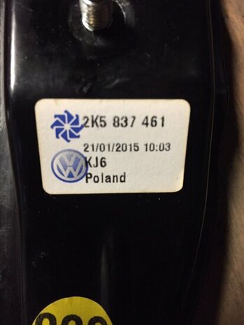 CADDY 4 RAAMMECHANISME LINKS VOOR 2K5837461