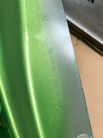 Caddy cross spatscherm 2011-2015 Viper Green LR6T