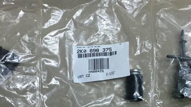 Caddy 3 sloten contact slot set 2k0898375