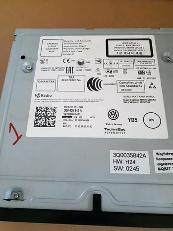 VAG Discover Media player phone 3G0919605B 3Q0035842A