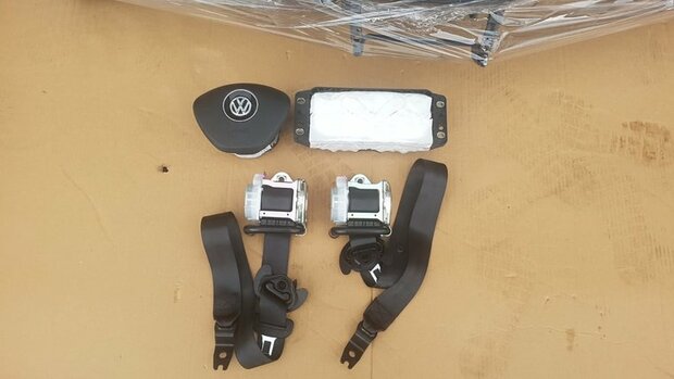 Polo 2G Airbagset Airbag Dashboard Compleet 2x Gordels