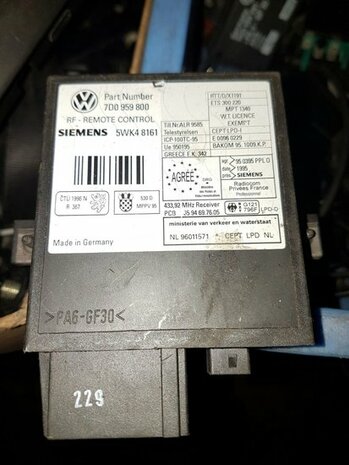 T4 Transporter centraal module 7D0959800