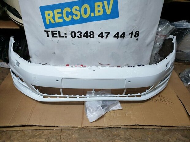 Geschikt voor Golf 7 Voorbumper LC9A White 4X PDC ruitsproeier