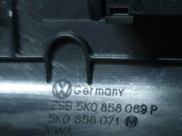 Golf 6 Afdekking Climatecontrol 5k0858069P 5K0858071M