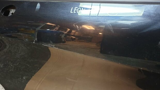 Leon 1P deur portier Links voor Zwart Metallic