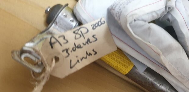 A3 8P 2004/2012 Dak Airbag Links 8P3880741C