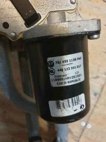 T5 Ruitenwissermotor Mechaniek 7H1955113 7H1955023B