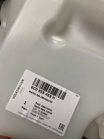 Polo 6C Ibiza 6J Ruitensproeirtank kls 6C0955453H