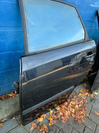 Ibiza 6L portier links achter deur zwart metallic