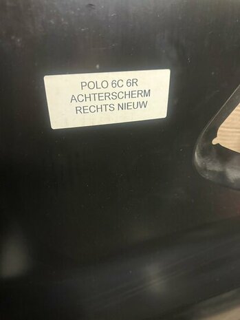 Snijdeel geschikt voor Polo 6R rechts achter