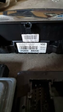Caddy instrumentpaneel Compleet met Contact slot 03L906023PA