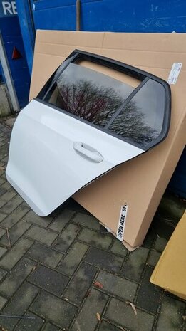 Golf 8 portier deur Links achter LC9A pure white