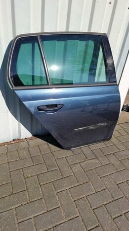 Golf 6 portier deur rechts achter blauw
