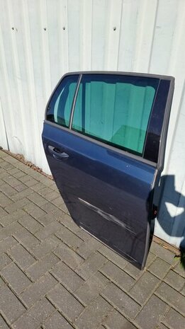 Golf 6 portier deur rechts achter blauw
