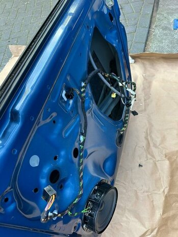 Polo 6R 6C Deur Rechts voor Portier blauw