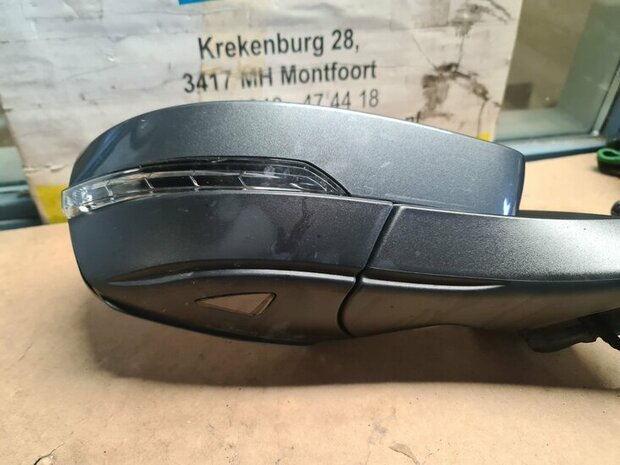 T-roc inklapbaar side assist Spiegel Buitenspiegel rechts donker grijs