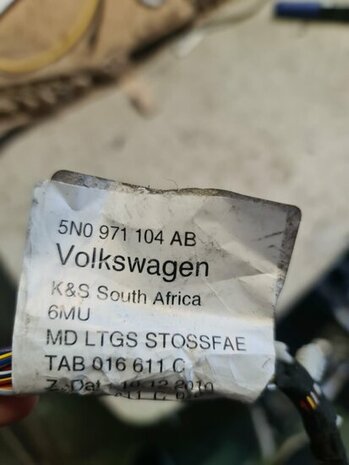 Tiguan 5N PDC Kabelboom achterbumper