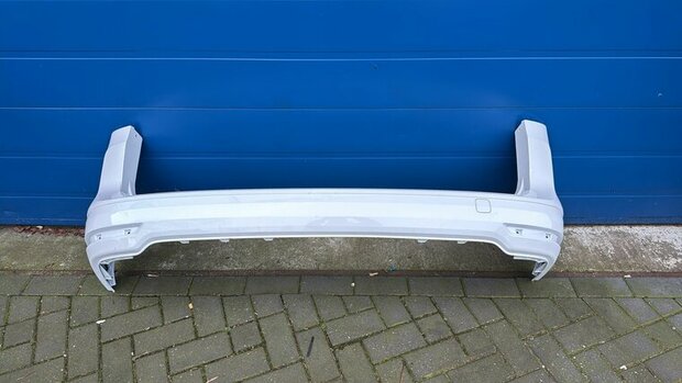Caddy 5 Achterbumper bumper 2020+ Origineel Gebruikt wit