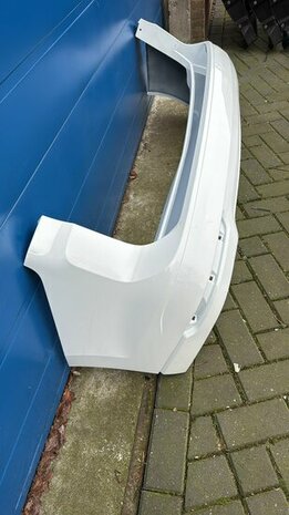 Caddy 5 Achterbumper bumper 2020+ Origineel Gebruikt wit