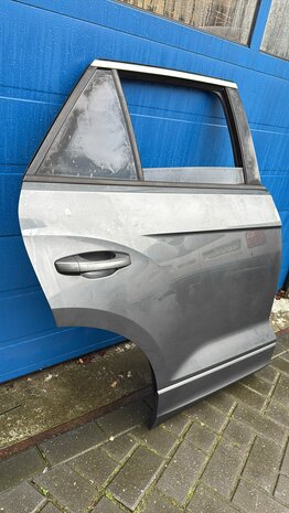 T Roc Deur Rechts achter Portier donker grijs LR7H 