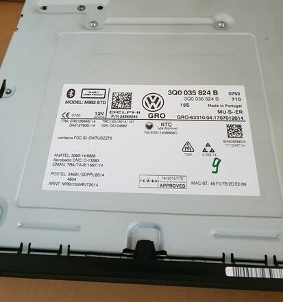 Golf 7 Discover Media player phone NIEUW 5G6919605E 3Q0035824B