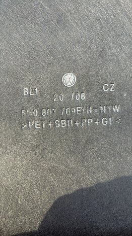 Tiguan 5N0 Hoedenplank 5N0867769L 5N0867769K