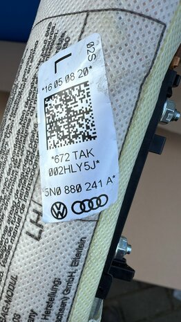 Tiguan 5N0 stoelairbag links voor 5N0880241A