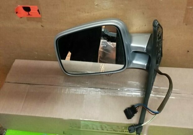 T4 Transporter Buitenspiegel Links zilver grijs gebruikte in nette staat