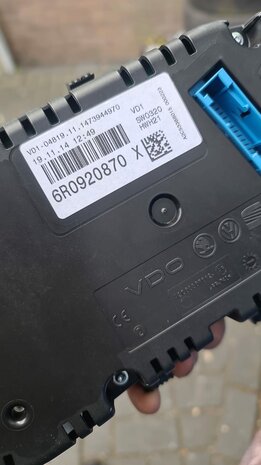 Polo 6R Instrumentenpaneel klok teller 6R0920870X