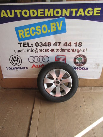 Skoda Superb 1x velg 3T0601025  16 Inch 7JX16 H2 ET 45