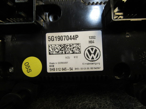 VW Touran Kachelbediening met stuurverwarming 5G1907044P H