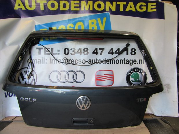 VW Golf 4 Achterklep zonder ruit Donker Grijs