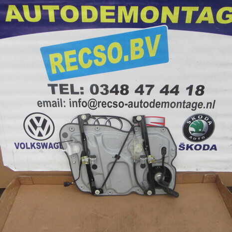 VW Caddy 3 Raammechanisme Rechts 1T0837756