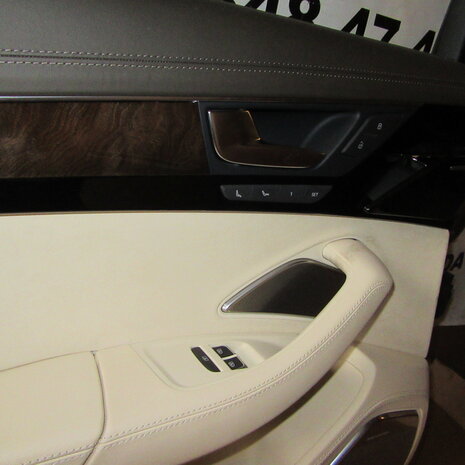 Audi A8 4H deurpaneel paneel beige LA achter compleet