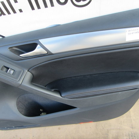 VW Golf 6 R20 Deurpanelen set Leer Leder