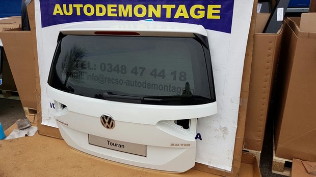 VW Touran achterklep koffer deksel Wit 