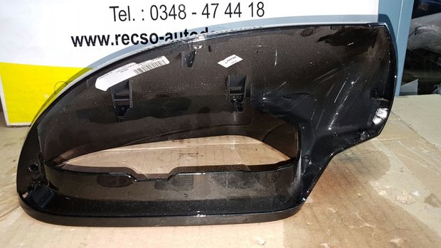 Audi A6 4G Buiten spiegel kap rechts zwart LY9B 4G0857527