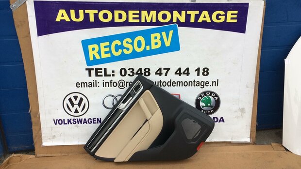 VW Touareg 7P Binnen deur paneel links achter 7P6867211