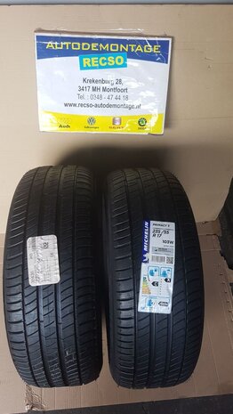 2X Michelin Primacy 3 Banden Nieuw 235 55 R17 103W XL