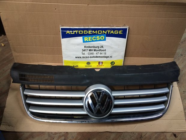 VW T5 Transporter Multivan Grill zilver grijs 7H5807101