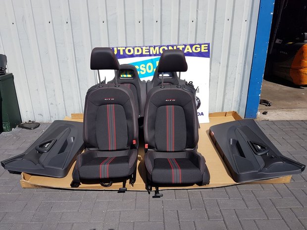 VW Scirocco GTS interieur NIEUW Half Leer Leder deur panelen