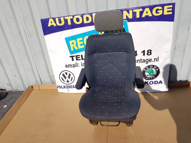 VW Transporter T4 stoel met armleuning Blauw