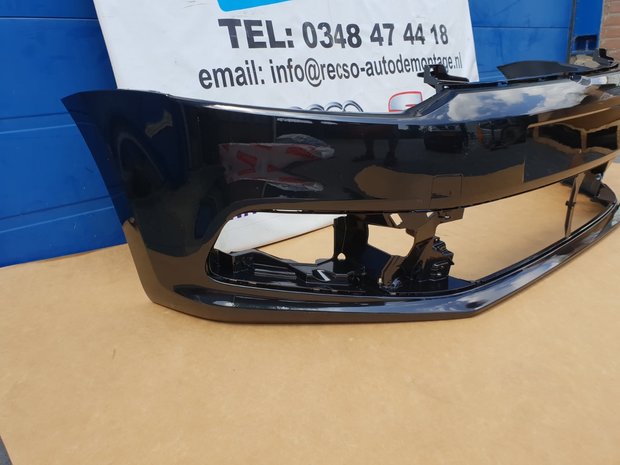 VW Polo 6C Voorbumper bumper Nieuw Zwart Metallic  LC9X