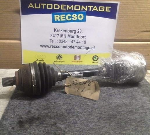 Aandrijfas Links 5N0407763D 5N0407763DX Tiguan Q3 gebruikt