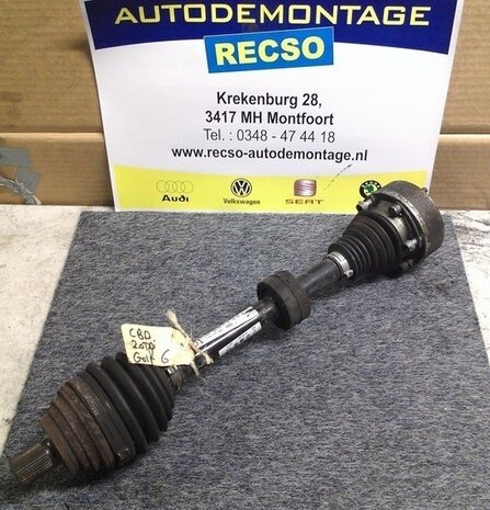 VW GOLF 6 Aandrijfas Links 3C0407271AE 3C0407451BX 