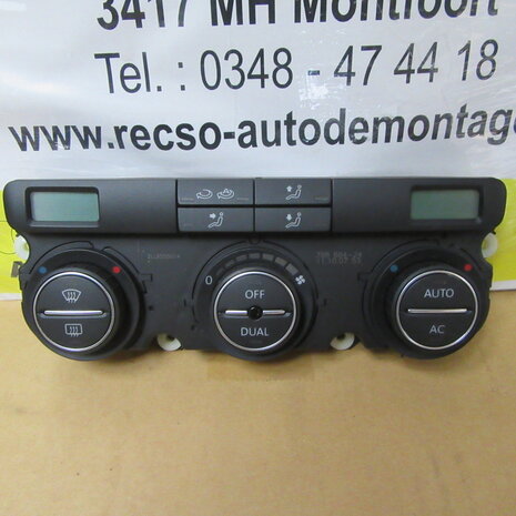 Caddy Jetta Bedieningspaneel Clima verwarming 1K0907044CF CT