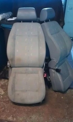 VW Caddy 3 2K stoel stoelen set bestuurders verstelbaar