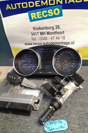 ECU Computer compleet DSG set VW POLO 6C 04B907445 1.4 tdi